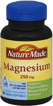 Nature Made Magnesium 250 mg Liquid Softgels 90 ea (Pack of 6) - £76.73 GBP