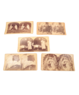 Lot of 5 Griffith and Griffith Stereo Cards Mrs Cleveland Plus More - €21,26 EUR