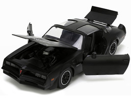 1977 Pontiac Firebird T/A Trans Am Matt Black w Bird Graphic on Hood Bigtime Mus - £30.43 GBP