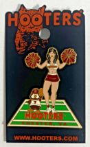 CHESTER, VA- HOOTERS CHEERLEADER GIRL HOOTIE FOOTBALL FIELD RED/YELLOW L... - £13.62 GBP