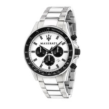 Maserati Sfida R8873640003 Men&#39;s Watch Stainless Steel Silver Analogue watch 44m - £153.55 GBP