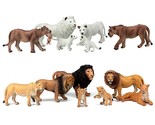 African Jungle Animals Toy Lions Figure Realistic Plastic Figurine Plays... - $64.99