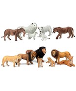 African Jungle Animals Toy Lions Figure Realistic Plastic Figurine Plays... - £51.35 GBP