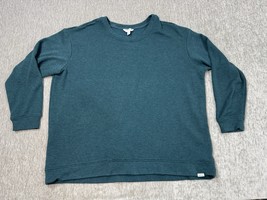 Orvis Sweater Mens 2XL Green Crewneck Pullover Modal Blend Soft Sweatshi... - $14.84