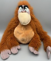 Disney Jungle Book King Louie Plush Stuffed Animal 14&quot; Orangutan Hug Arm... - $18.49