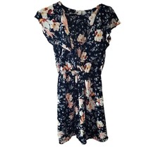 Charlotte Russe Floral Short Sleeve Mini Dress - £9.73 GBP