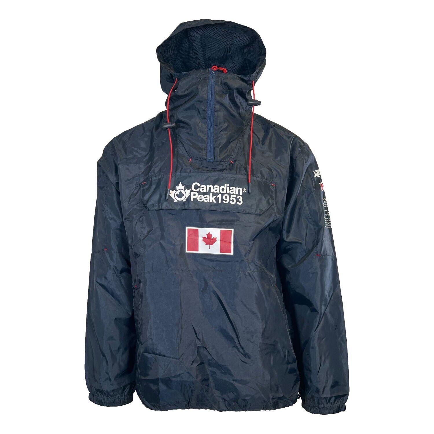 Canadian Peak Men's Navy Jacket 1953 Butaneak Wind Rain Breaker (S01)