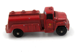 Vintage Tootsie Toys Diecast Metal Shell Fuel Tanker 2.5&quot; - £7.70 GBP