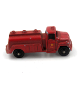 Vintage Tootsie Toys Diecast Metal Shell Fuel Tanker 2.5&quot; - £7.72 GBP