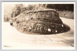 Postcard RPPC U Curve Laurel Mountain Macomber West Virginia US 50 - £3.74 GBP