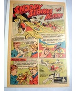 1970 Color Ad Monogram Model Snoopy World War I Flyer - $10.96 CAD