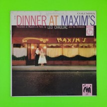 Dinner At Maxim&#39;s De Paris Leo Chauliac &amp; His Orchestra Lp CL-859 Vg+ Ultrasonic - £89.29 GBP