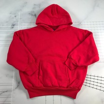 Yzy Gap Kapuzenpulli Kinder Groß 10-11 Rot Extrem Dick Baumwolle Kanye West - $39.59