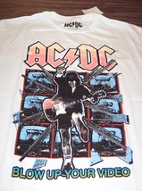 Vintage Acdc AC-DC Blow Up Your Video T-Shirt Large New w/ Tag Angus Young - £15.57 GBP