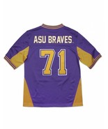 ALCORN STATE UNIVERSITY Football Jersey HBCU College Football Jersey BUL... - $60.00