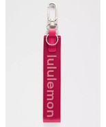 LULULEMON NEVER LOST KEYCHAIN RASPBERRY COULIS/ BRIGHT CORAL~NWT - $62.95