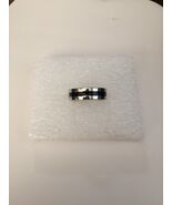 Black Line Stainless Steel Ring - US Size 9 - $16.99