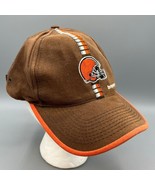 Vintage Cleveland Browns Adjustable Logo Athletic Hat Adult Brown And Or... - £7.80 GBP