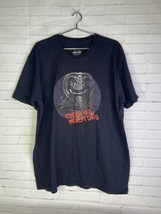 Cobra Kai Never Dies Logo Karate Kid Black Graphic Print T-Shirt Mens Si... - $20.78