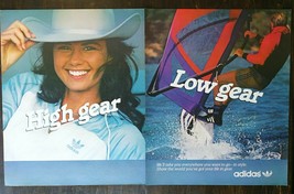 Vintage 1983 Adidas Clothing High Gear Low Gear Two Page Original Ad - 721 - $6.64