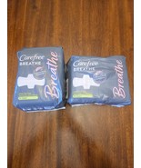 TWO Carefree Breathe Ultra Thin Pads with Wings SUPER Feminine Care, 14 ... - $718.87 MXN