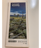 Colorado Wyoming AAA 1994 Vintage Travel Guide Road Map - £9.27 GBP