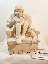 Vintage Austin Sculpture &quot;Tales &amp; Tails&quot; by: Dee Crowley Signed-83 Tags ... - $44.55