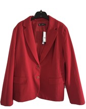 7th Avenue Design Studio New York &amp; Co. Women&#39;s Red Blazer Jacket Sz18 MSRP $99 - £41.71 GBP