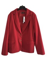 7th Avenue Design Studio New York &amp; Co. Women&#39;s Red Blazer Jacket Sz18 M... - £39.26 GBP