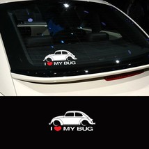 18CM*7CM I Love Bug Car Body Sticker for  tle Car Accessories KK Vinyl - £60.20 GBP