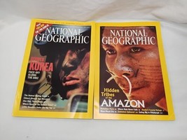 (2) National Geographic Magazines July Aug 2003 Divided Korea Amazon Tri... - $11.87