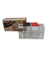 Vintage Lucite Mail Box Salt &amp; Pepper Toothpick Holder Set Vintage Origi... - €11,19 EUR