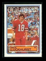 Vintage 1983 Topps Football Trading Card #22 Mick Luckhurst Atlanta Falcons - $4.94