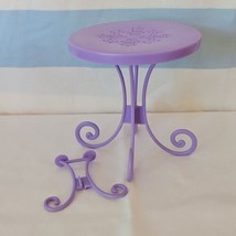 70s Barbie Bistro Table Chair Replacement Parts Purple Cafe Pool Patio 1978 - £10.83 GBP