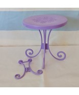 70s Barbie Bistro Table Chair Replacement Parts Purple Cafe Pool Patio 1978 - £10.77 GBP