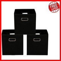 Durable Fabric Cube Organizer with Handle, 11x11 - Ideal for Clutter-Fre... - $426.10 MXN