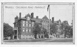 Waddell Childrens Home Marion Ohio 1910c postcard - £6.26 GBP
