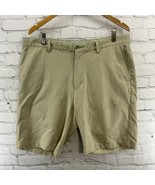 Greg Norman Khaki Shorts Mens Sz 38 Beige Casual  - $11.88