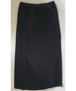 Women&#39;s Jones New York Sport Plus Size 2X Black Skirt Velvet Feel Long D... - $14.99