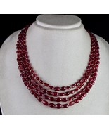 Certified Natural Red Spinel Beads Long Pearl 4L 408 Ct Gemstone Finest ... - $8,456.07 CAD