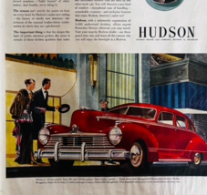 1947 Hudson Motor Car Advertisement Vintage Automobilia Commodore Series... - $29.99