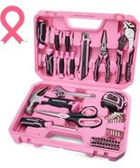 WORKPRO 52-Piece Pink Tools Set, Household Tool Kit with Storage Toolbox... - £66.67 GBP