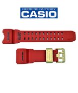 Genuine CASIO G-SHOCK Watch Band Strap GWG-1000GB-4A Mudmaster Red Rubber - $3,667.90 MXN