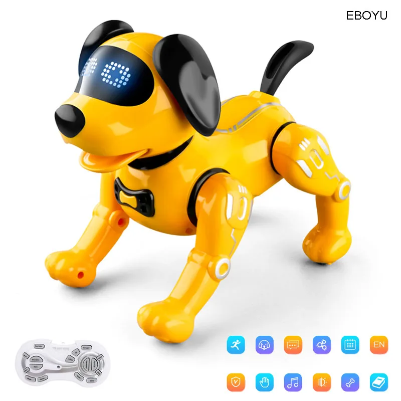 JJRC R19 RC Dog Robot Toy Programmable Smart Remote Control Robot Dog Robotic - £42.83 GBP
