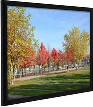 12x16 Black Picture Frame without Mat to Display Pictures 11.81x15.75 window - £17.98 GBP