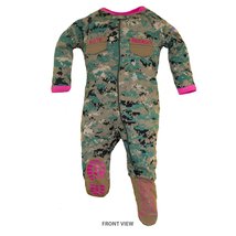 Trendy Apparel Shop Infant Cute Recruit Digital Camouflage Girl Crawler - MCU -  - £35.38 GBP