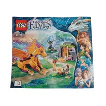 41175 Elves Zonya Lava Cave Book 2 LEGO Building Manual Instruction Repl... - £11.95 GBP