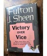 Victory Over Vice Fulton J. Sheen HC/DJ 1953 Reprint Ed.  Rare - $135.40 CAD