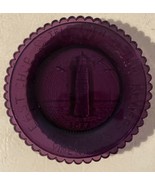 Pairpoint Glass Cup Plate East Chop Lighthouse Martha&#39;s Vineyard Purple - £10.28 GBP