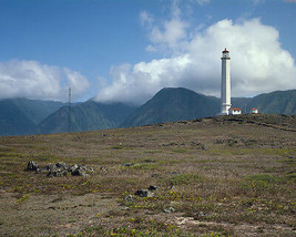 Moloka&#39;i Light Station lighthouse Molokai Island Hawaii Photo Print - £6.93 GBP+